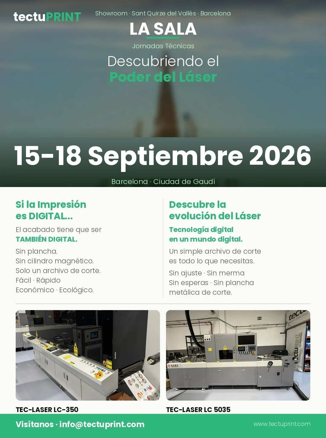 Cartel Open House LA SALA TECTUPRINT 2026