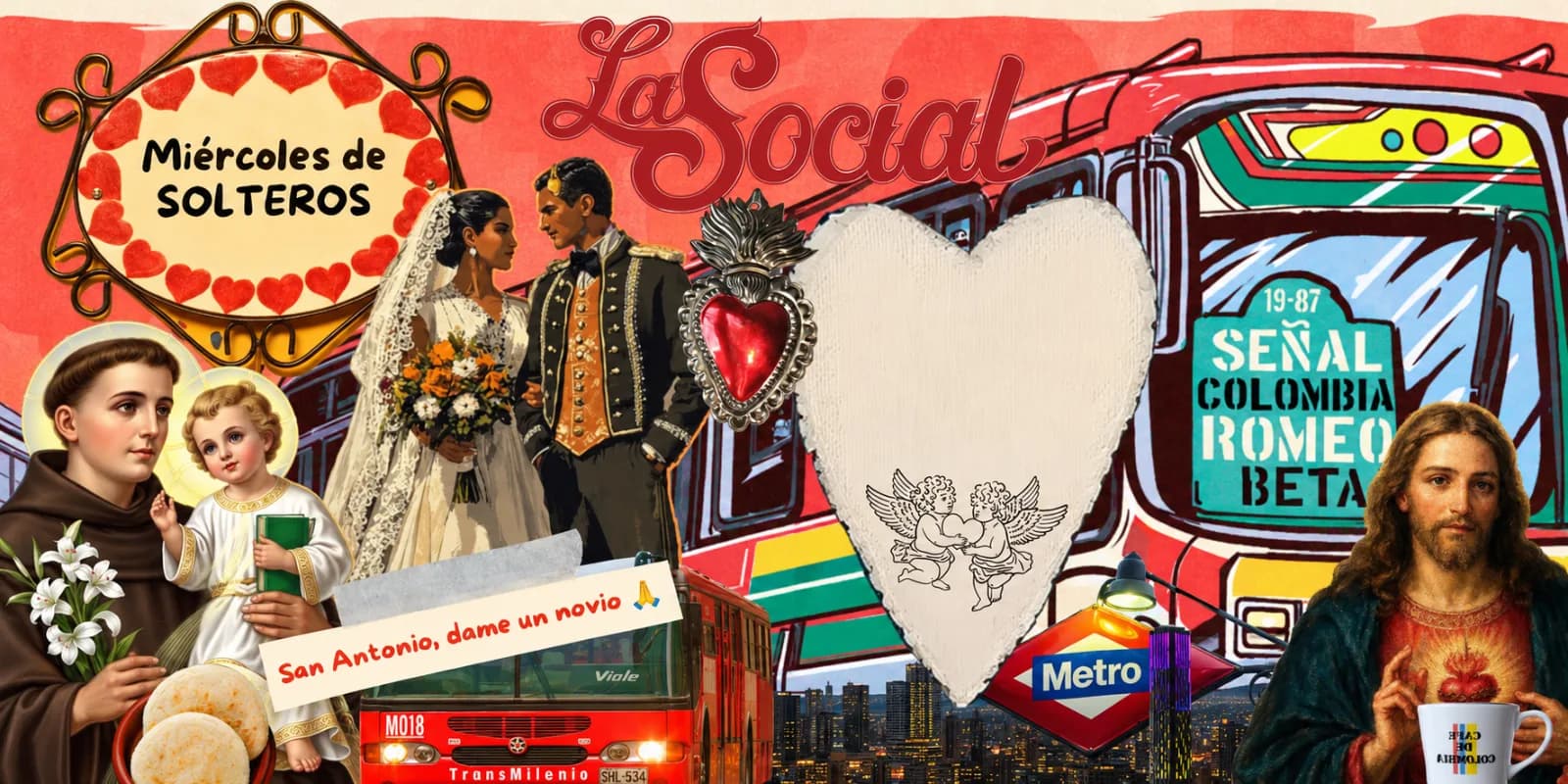 Miércoles de Solteros collage colombiano (1)