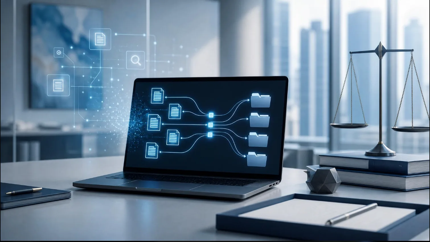 Inteligencia artificial aplicada al análisis de expedientes y documentación jurídica penal.