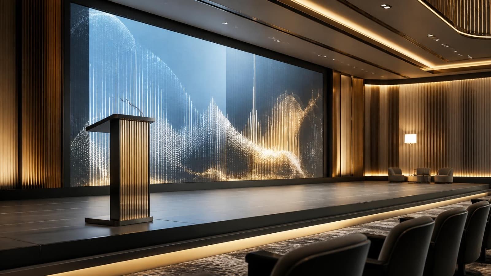 alquiler de pantallas led en madrid de gran formato para escenarios y eventos corporativos
