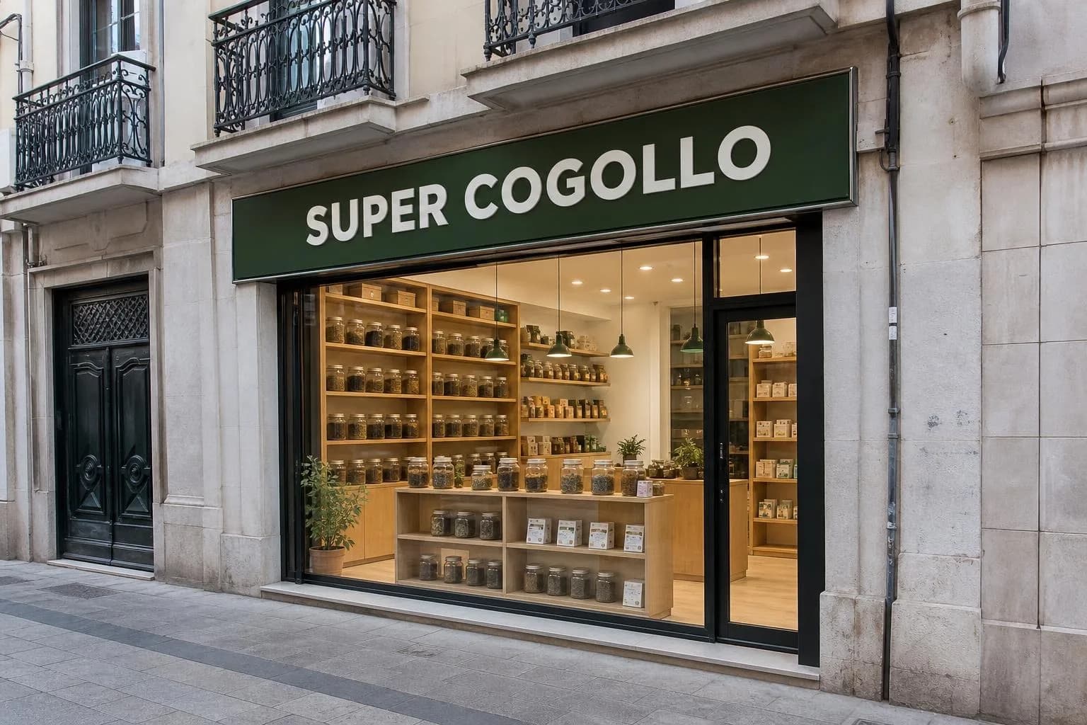 Tienda Super Cogollo en la calle San Fernando de Santander